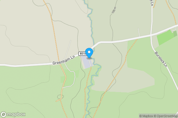 Map location for Lot B - Greenham Crewkerne, Dorset, TA18