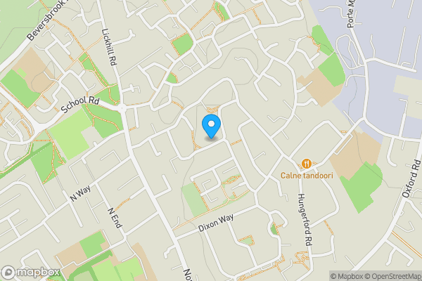 Map location for 27, Ridgemead, Calne, SN11 9EN