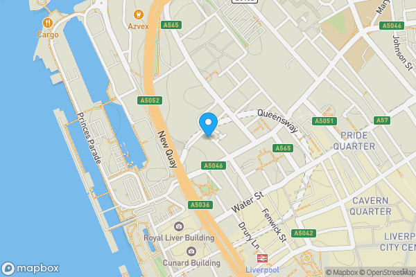 Map location for Apartment 120, 3 Rumford Place, Liverpool, Merseyside L3 9BW