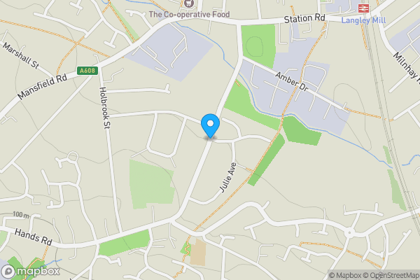 Map location for Aldreds Lane, Heanor, Derbyshire, DE75 7HG