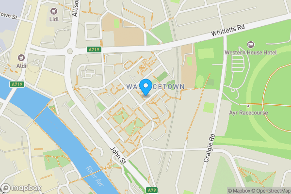 Map location for 15D Victoria Street, Ayr, KA8 0DN