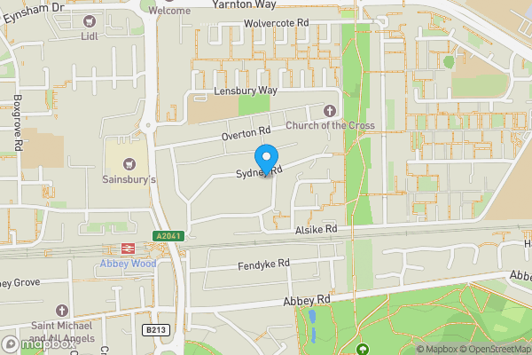 Map location for Flat 501, Tower Point and Parking Space, 52 Sydney Road, Enfield, Greater London, EN2 6SY