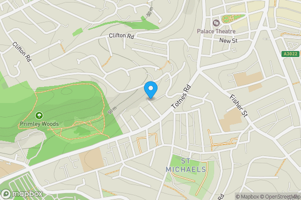 Map location for 11 Manor Terrace, Paignton, Devon, TQ3 3RQ