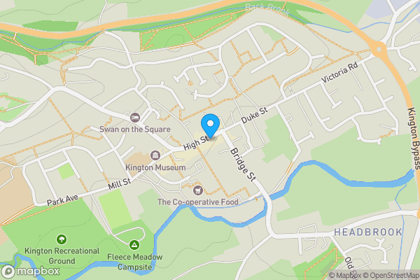 Map location for 48 High Street, Kington, Herefordshire, HR5 3BJ