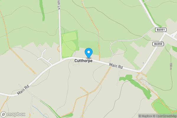 Map location for 2 The Poplars, Main Road, Cutthorpe, Chesterfield, Derbyshire, S42 7AH