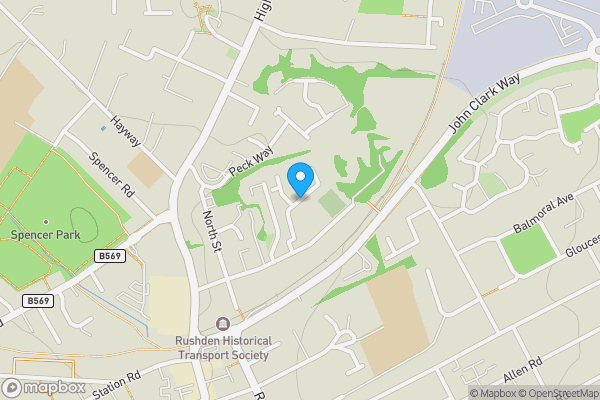 Map location for Regency Court, RUSHDEN, Northamptonshire, NN10 6EY