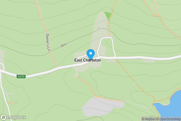 Map location for Texaco Petrol filling Station and Spar Convenience Store, East Charleton, Kingsbridge, Devon, TQ7 2AP