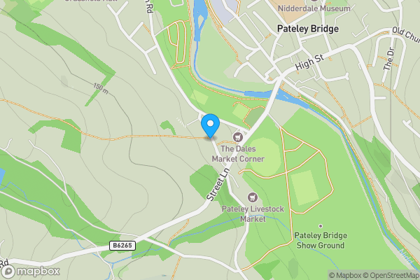 Map location for Former Delicatessen, Bridgehouse Gate, Pateley Bridge, Harrogate, North Yorkshire HG3 5HG