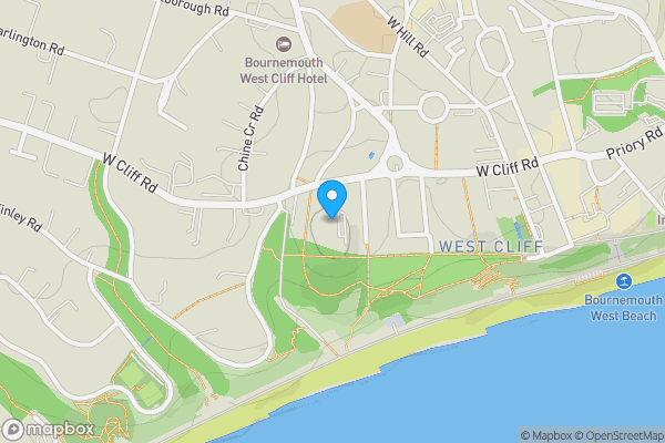 Map location for 41 Admirals Walk, West Cliff Road, , Bournemouth, Dorset, BH2 5HG