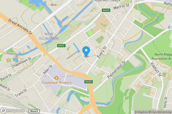 Map location for Flat 191, 2 & 3 Advent House, 1 Isaac Way, Manchester, M4 7EE