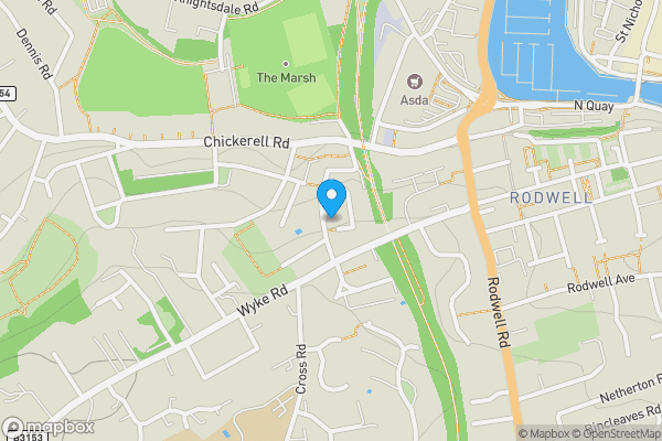 Map location for 2 Gypsy Lane, Weymouth, DT4 0BZ