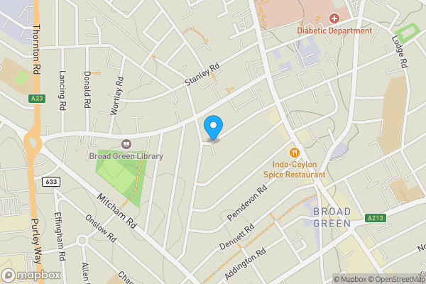 Map location for Midhurst Avenue, CROYDON, Surrey, CR0 3PS
