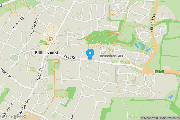 Map location for The Old School House, Vicarage Hill, BILLINGSHURST, West Sussex, RH14 0RG