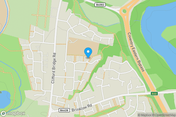 Map location for 21 Bracadale Close, Binley, Coventry, West Midlands CV3 2PF