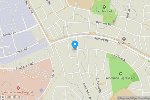 Map location for Flat 2, 22a Greenbrow Road, Baguley, Wythenshawe, Greater Manchester, M23