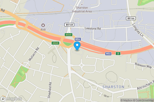 Map location for Flat 6 Crown House, Sharston, Manchester, M22 4TZ