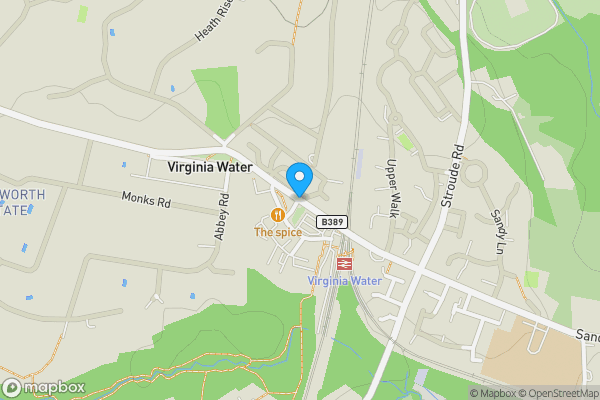 Map location for Station Parade, Virginia Water, Surrey, GU25 4BB