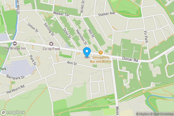 Map location for 110 High Street, Hot Food Investment, Tillicoultry, FK13 6DS