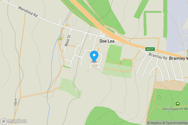 Map location for East Street, CHESTERFIELD, Derbyshire, S44 5DL