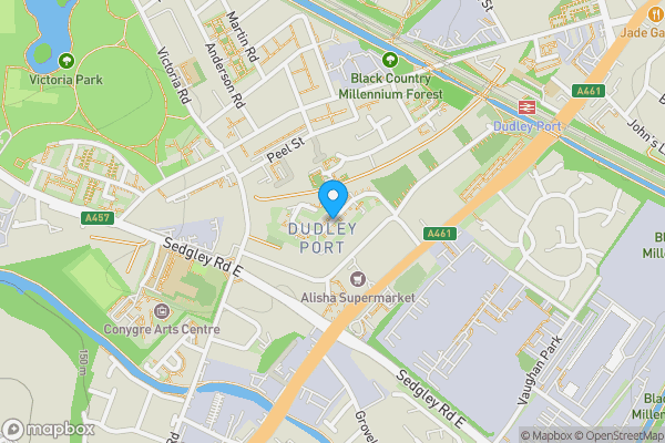 Map location for Tudor Court, TIPTON, West Midlands, DY4 8UX