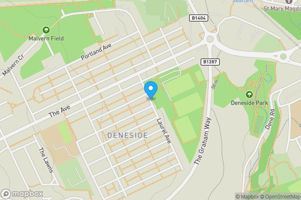 Map location for Laurel Avenue, Seaham, County Durham, SR7 8NP