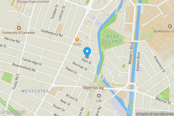 Map location for 19 Wilberforce Road, Leicester, LE3 0GT