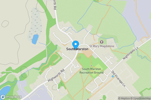 Map location for The Old Post Office, Thornhill Road, South Marston, Swindon, Wiltshire, SN3 4RY