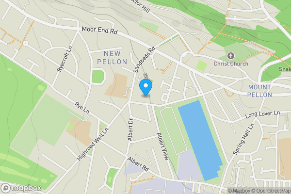 Map location for 27 Holmes Terrace, Halifax, West Yorkshire, HX2 0JA