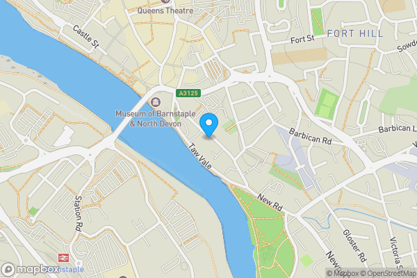 Map location for 30 Litchdon Street, Barnstaple, EX32 8ND