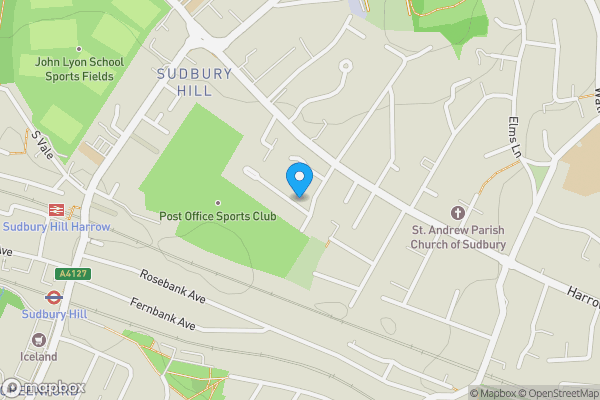 Map location for Garage 8, Priory Close, Wembley, HA0 2SE
