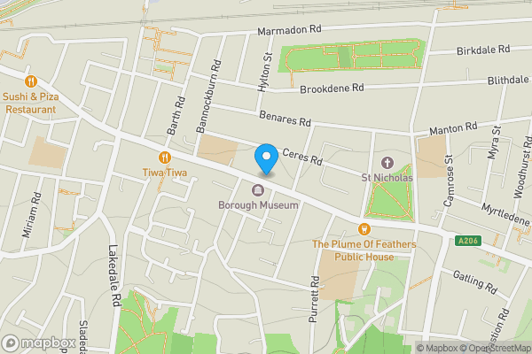 Map location for 197 Plumstead High Street, Plumstead, London, SE18 1HE