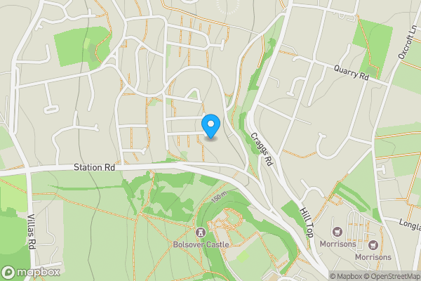 Map location for 47 Haldane Crescent, Bolsover, Chesterfield, Derbyshire S44 6RU