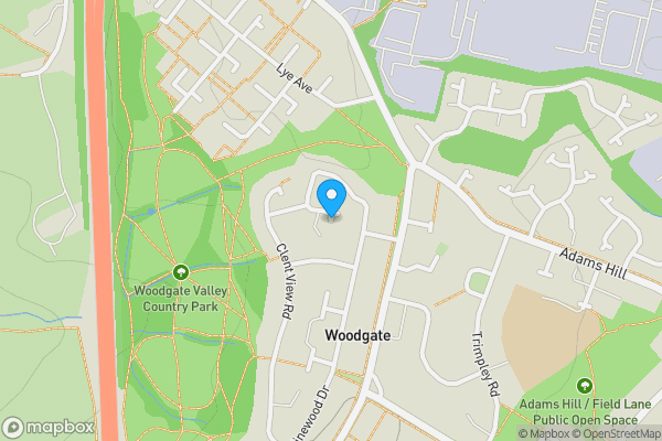 Map location for Westcombe Grove, Birmingham, West Midlands, B32 4LE