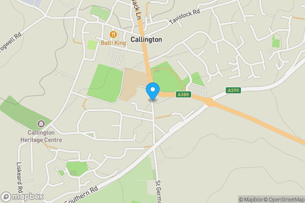 Map location for Devonia, St Germans Road, Callington, Cornwall, PL17 7EJ