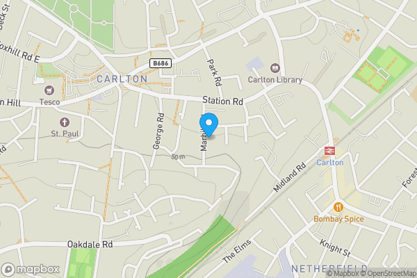 Map location for Duplex Apartment 5 Sandpiper House, Marhill Road, Carlton, Nottingham, NG4 3AJ