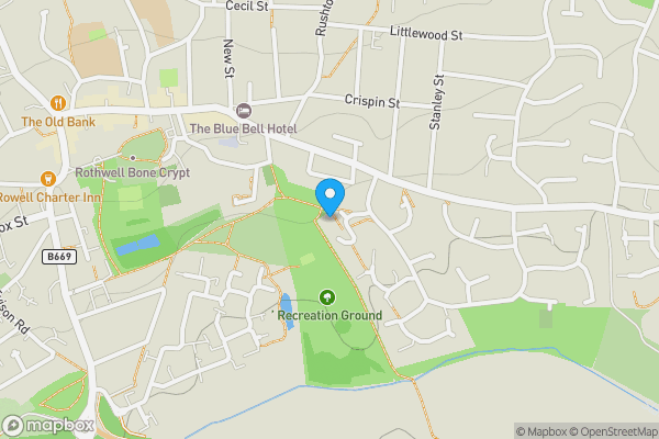 Map location for 20 Hawkins Close, Rothwell, Kettering, Northamptonshire, NN14 6TB