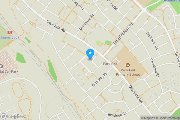 Map location for 7 Kirkland Walk, Middlesbrough, Cleveland, TS3 7EF