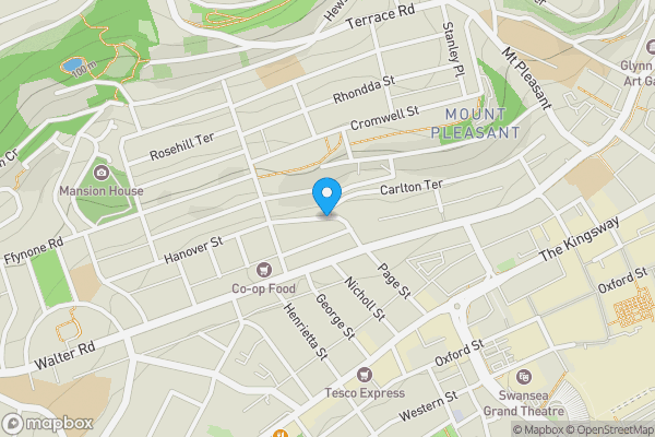 Map location for Hanover Street, Central Swansea, Swansea, Swansea, SA1 6AZ