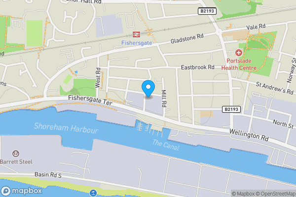 Map location for Unit 9 Tungsten Building, George Street, Southwick, West Sussex, BN41 1RA