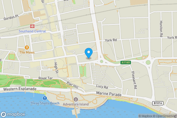 Map location for Sea, SS1 2AS