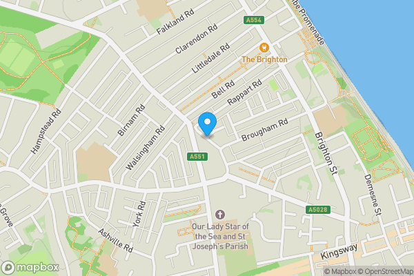 Map location for Liscard Road, Wallasey, Merseyside, CH44 6LW