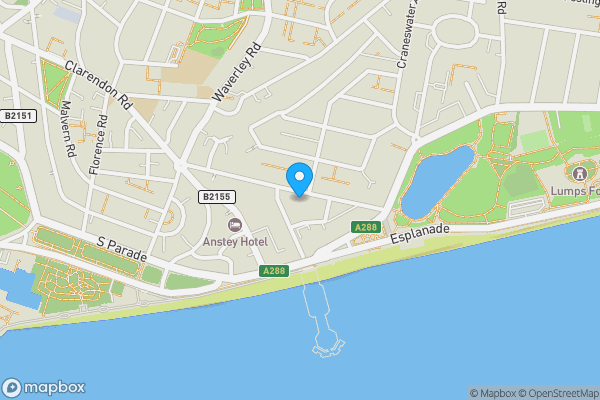 Map location for 44 Granada Road, Southsea, Hampshire, PO4 0RJ