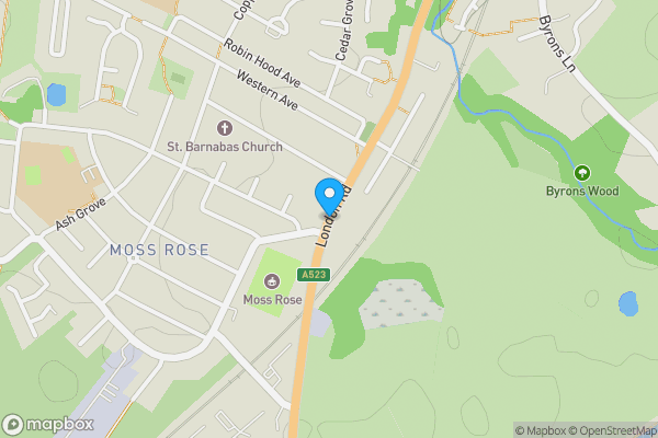 Map location for Albion Mill, London Road, Macclesfield, Cheshire SK11 7QS
