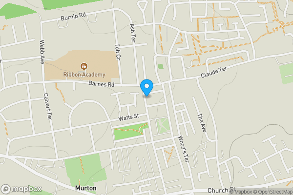 Map location for 14 Henry Street North, Murton, Seaham, County Durham, SR7 9AW
