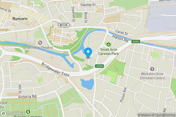 Map location for Land and Buildings On the South Side of Wilding Avenue Runcorn WA7 5SS