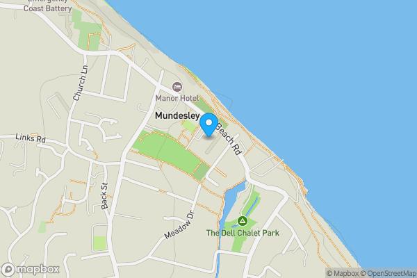 Map location for 4 Beach Close, Mundesley, Norwich, Norfolk, NR11 8BH