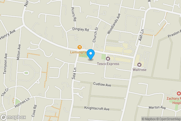 Map location for Rustington, Littlehampton, West Sussex, BN16 2QS