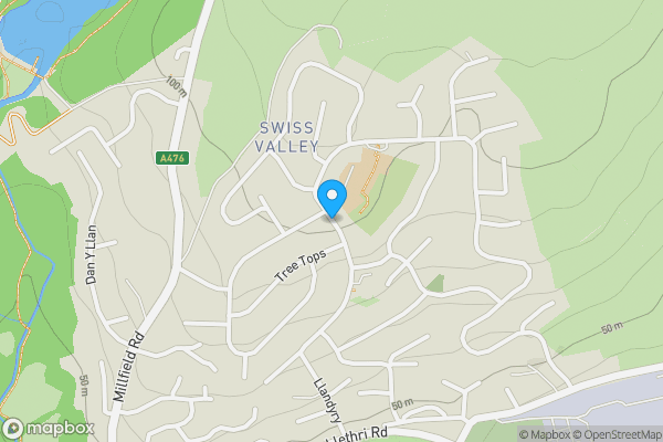 Map location for Heol Beili Glas, Llanelli, SA14 8DS