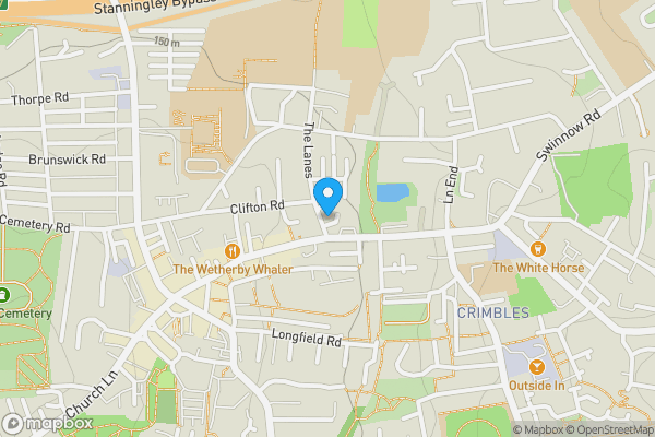 Map location for 5 The Lanes, Pudsey, Leeds , West Yorkshire LS28 7AQ