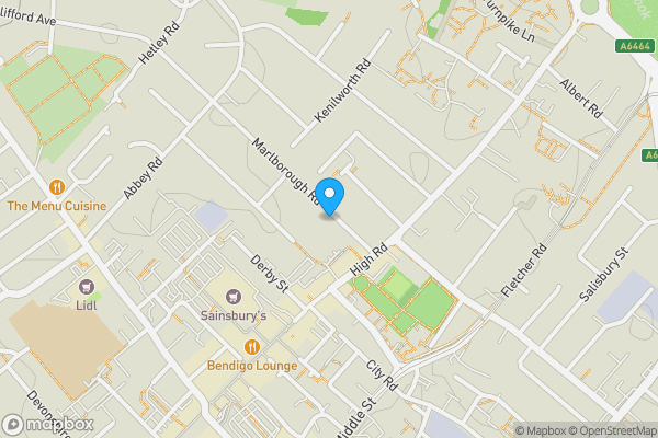 Map location for 19 Marlborough Road, Beeston, Nottingham, NG9 2HG